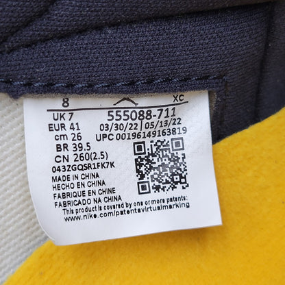 【中古美品】【メンズ/レディース】 NIKE ナイキ 555088-711 AIR JORDAN 1 RETRO HIGH OG エア ジョーダン ワン レトロ ハイ オリジナル スニーカー シューズ 靴 160-260930-cs-12-izu サイズ：26cm カラー：TAXI/BLACK-SAIL 万代Net店