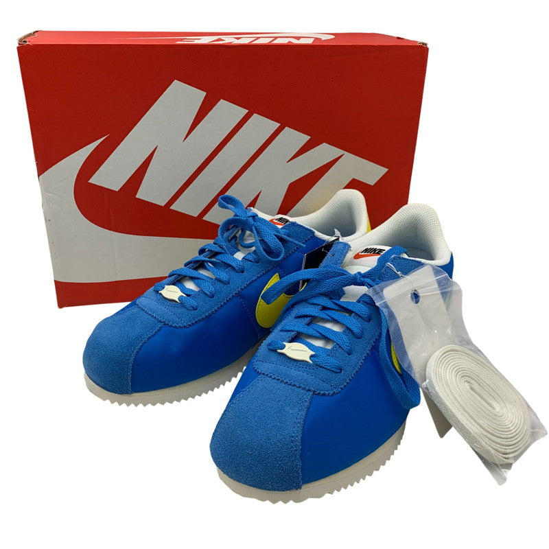 【中古美品】【メンズ】 NIKE ナイキ HF0263-402 CORTEZ TXT コルテッツ テキスタイル スニーカー 靴 160-261003-sm-03-izu サイズ：27.5ｃｍ カラー：BLUE YELLOW 万代Net店
