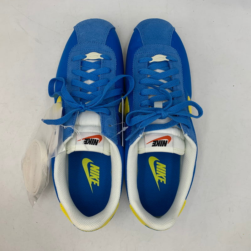 【中古美品】【メンズ】 NIKE ナイキ HF0263-402 CORTEZ TXT コルテッツ テキスタイル スニーカー 靴 160-261003-sm-03-izu サイズ：27.5ｃｍ カラー：BLUE YELLOW 万代Net店