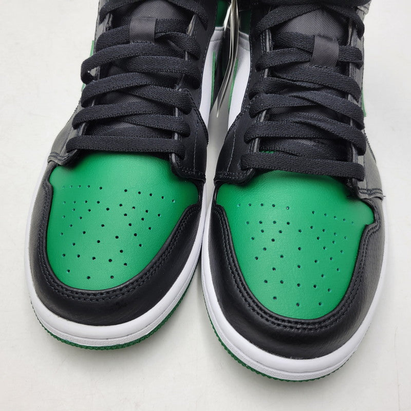 【中古美品】【メンズ】 NIKE ナイキ 554724-067 AIR JORDAN 1 MID エアジョーダン1 ミッド スニーカー 靴 160-260930-sm-02-izu サイズ：27.5ｃｍ カラー：BLACK/PINE GREEN-WHITE-GYM RED 万代Net店