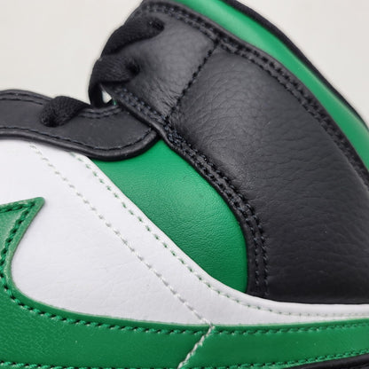 【中古美品】【メンズ】 NIKE ナイキ 554724-067 AIR JORDAN 1 MID エアジョーダン1 ミッド スニーカー 靴 160-260930-sm-02-izu サイズ：27.5ｃｍ カラー：BLACK/PINE GREEN-WHITE-GYM RED 万代Net店
