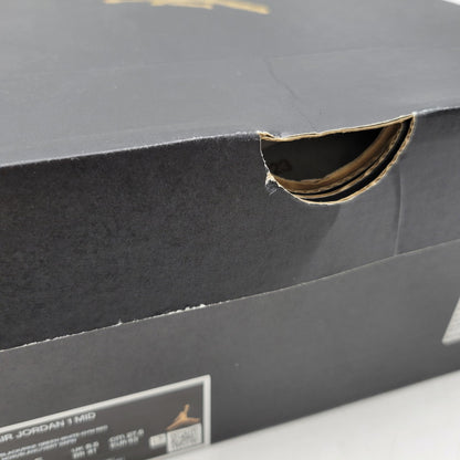 【中古美品】【メンズ】 NIKE ナイキ 554724-067 AIR JORDAN 1 MID エアジョーダン1 ミッド スニーカー 靴 160-260930-sm-02-izu サイズ：27.5ｃｍ カラー：BLACK/PINE GREEN-WHITE-GYM RED 万代Net店