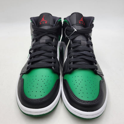 【中古美品】【メンズ】 NIKE ナイキ 554724-067 AIR JORDAN 1 MID エアジョーダン1 ミッド スニーカー 靴 160-260930-sm-02-izu サイズ：27.5ｃｍ カラー：BLACK/PINE GREEN-WHITE-GYM RED 万代Net店