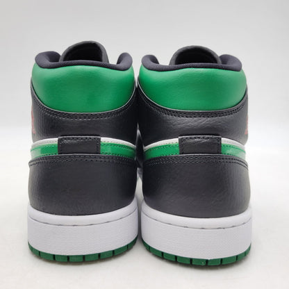 【中古美品】【メンズ】 NIKE ナイキ 554724-067 AIR JORDAN 1 MID エアジョーダン1 ミッド スニーカー 靴 160-260930-sm-02-izu サイズ：27.5ｃｍ カラー：BLACK/PINE GREEN-WHITE-GYM RED 万代Net店