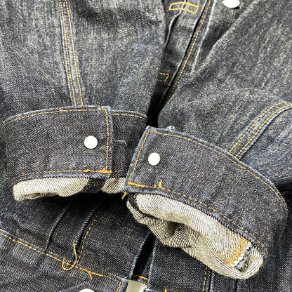 【中古品】【メンズ】 GAP ギャップ 2ND TYPE DENIM JACKET セカンドタイプ デニムジャケット アウター 147-261003-ya-09-izu サイズ：XL カラー：インディゴ 万代Net店