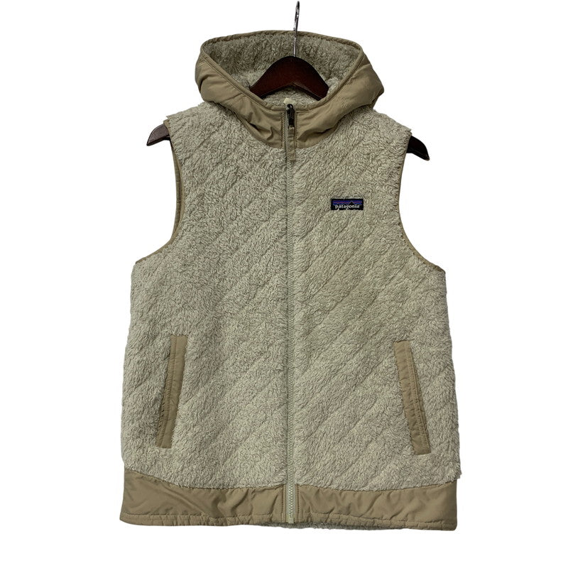 【中古品】【レディース】 PATAGONIA パタゴニア 25220FA15 WOMEN'S REVERSIBLE LOS GATOS HOODED VEST ウィメンズ リバーシブル ロス ガトス フーデッド ベスト アウター 168-260930-cs-09-izu サイズ：M カラー：ベージュ 万代Net店