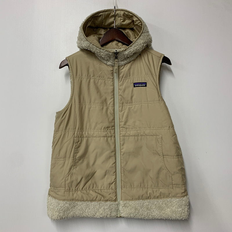 【中古品】【レディース】 PATAGONIA パタゴニア 25220FA15 WOMEN'S REVERSIBLE LOS GATOS HOODED VEST ウィメンズ リバーシブル ロス ガトス フーデッド ベスト アウター 168-260930-cs-09-izu サイズ：M カラー：ベージュ 万代Net店