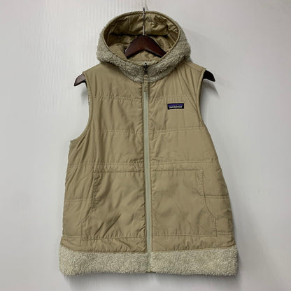 【中古品】【レディース】 PATAGONIA パタゴニア 25220FA15 WOMEN'S REVERSIBLE LOS GATOS HOODED VEST ウィメンズ リバーシブル ロス ガトス フーデッド ベスト アウター 168-260930-cs-09-izu サイズ：M カラー：ベージュ 万代Net店