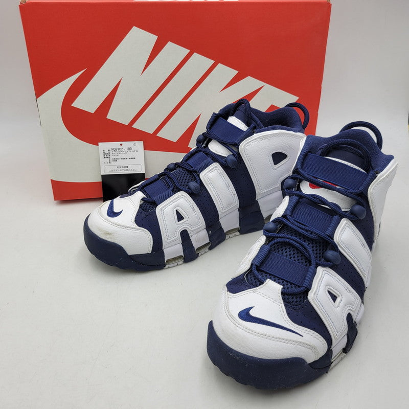 【中古品】【メンズ】 NIKE ナイキ FQ8182-100 AIR MORE UPTEMPO 96 エア モア アップテンポ スニーカー シューズ 靴 160-260930-cs-11-izu サイズ：27.5cm カラー：WHITE/MIDNIGHT NAVY 万代Net店