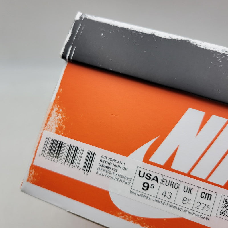 【中古品】【メンズ】 NIKE ナイキ AIR JORDAN 1 RETRO HIGH OG "UNC REIMAGINED" DZ5485-402 エアジョーダン 1 レトロ ハイ オリジナル スニーカー シューズ 靴 160-260930-ay-01-izu サイズ：27.5cm カラー：DARK POWDER BLUE 万代Net店