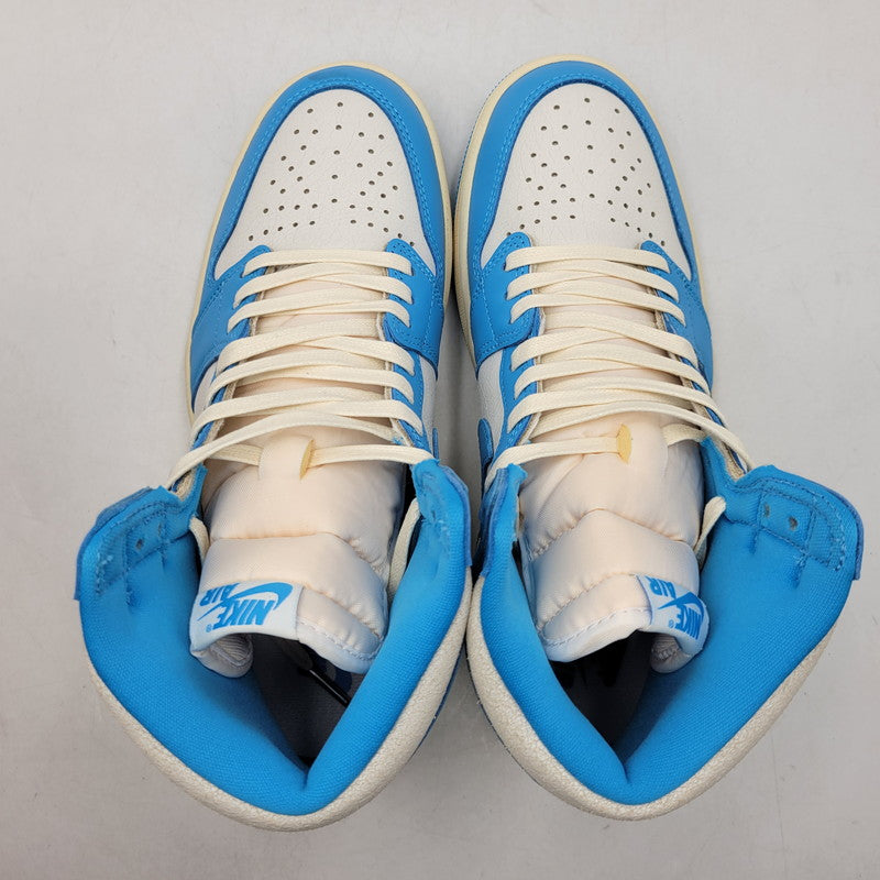 【中古品】【メンズ】 NIKE ナイキ AIR JORDAN 1 RETRO HIGH OG "UNC REIMAGINED" DZ5485-402 エアジョーダン 1 レトロ ハイ オリジナル スニーカー シューズ 靴 160-260930-ay-01-izu サイズ：27.5cm カラー：DARK POWDER BLUE 万代Net店