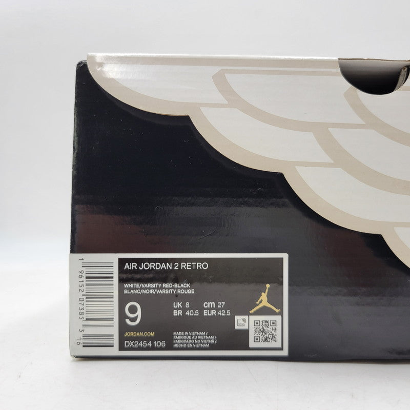 【中古品】【メンズ】 NIKE ナイキ DX2454-106 AIR JORDAN 2 OG エア ジョーダン オリジナル スニーカー シューズ 靴 160-260930-cs-13-izu サイズ：27cm カラー：WHITE/VARSITY RED-BLACK 万代Net店