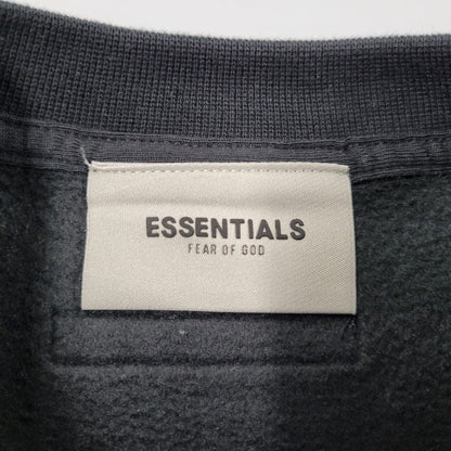 【中古美品】【メンズ】 FEAR OF GOD ESSENTIALS フィアオブゴッド エッセンシャルズ CREWNECK SWEAT SHIRT クルーネック スウェットシャツ 142-260929-as-09-izu サイズ：L カラー：ブラック 万代Net店