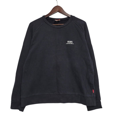 【中古品】【メンズ】 WTAPS ダブルタップス INGREDIENTS CREWNECK SWEAT クルーネック スウェット トレーナー 142-260929-as-08-izu サイズ：S カラー：ブラック 万代Net店