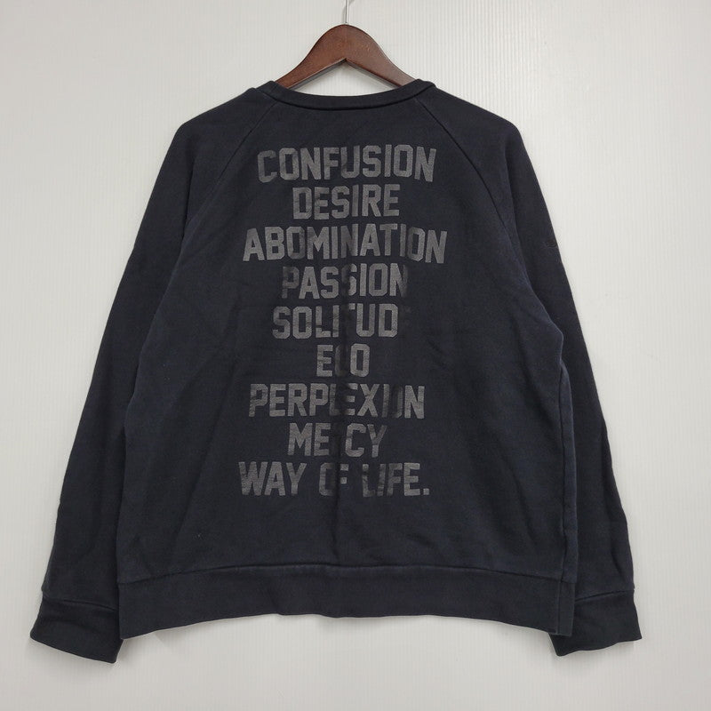【中古品】【メンズ】 WTAPS ダブルタップス INGREDIENTS CREWNECK SWEAT クルーネック スウェット トレーナー 142-260929-as-08-izu サイズ：S カラー：ブラック 万代Net店
