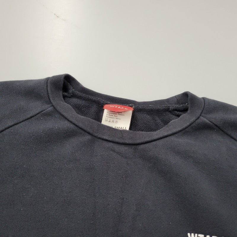 【中古品】【メンズ】 WTAPS ダブルタップス INGREDIENTS CREWNECK SWEAT クルーネック スウェット トレーナー 142-260929-as-08-izu サイズ：S カラー：ブラック 万代Net店