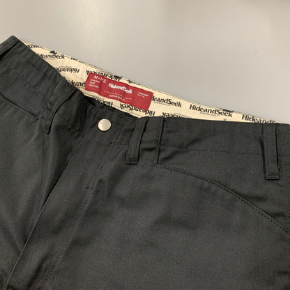 【中古品】【メンズ】 HIDE AND SEEK ハイド・アンド・シーク HP-030725 25SS B-WORK PANTS ワーク パンツ ズボン ボトムス 153-260929-ya-04-izu サイズ：M カラー：ブラック 万代Net店