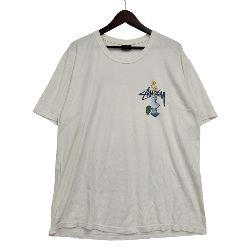 【中古品】【メンズ】 STUSSY ステューシー PSYCHEDELIC TEE サイデリック Tシャツ トップス　半袖 142-261003-sm-08-izu サイズ：L カラー：ホワイト 万代Net店