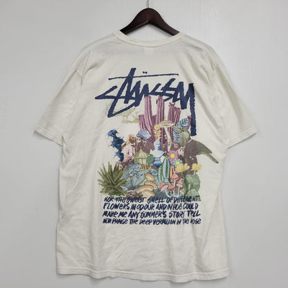 【中古品】【メンズ】 STUSSY ステューシー PSYCHEDELIC TEE サイデリック Tシャツ トップス　半袖 142-261003-sm-08-izu サイズ：L カラー：ホワイト 万代Net店