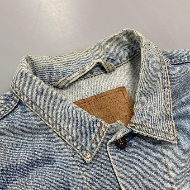【現状渡し品】【メンズ】 LEVI'S リーバイス 75525-0412 カナダ製 00’S DENIM JACKET デニム ジャケット アウター 146-260930-cs-07-izu サイズ：M カラー：インディゴ 万代Net店