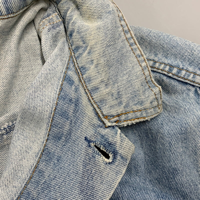 【現状渡し品】【メンズ】 LEVI'S リーバイス 75525-0412 カナダ製 00’S DENIM JACKET デニム ジャケット アウター 146-260930-cs-07-izu サイズ：M カラー：インディゴ 万代Net店
