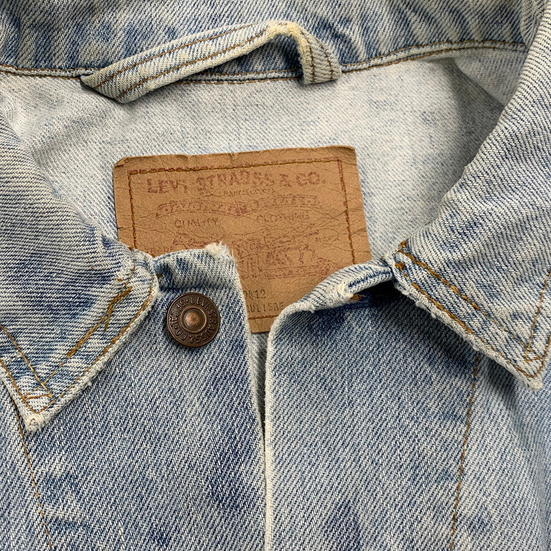 【現状渡し品】【メンズ】 LEVI'S リーバイス 75525-0412 カナダ製 00’S DENIM JACKET デニム ジャケット アウター 146-260930-cs-07-izu サイズ：M カラー：インディゴ 万代Net店