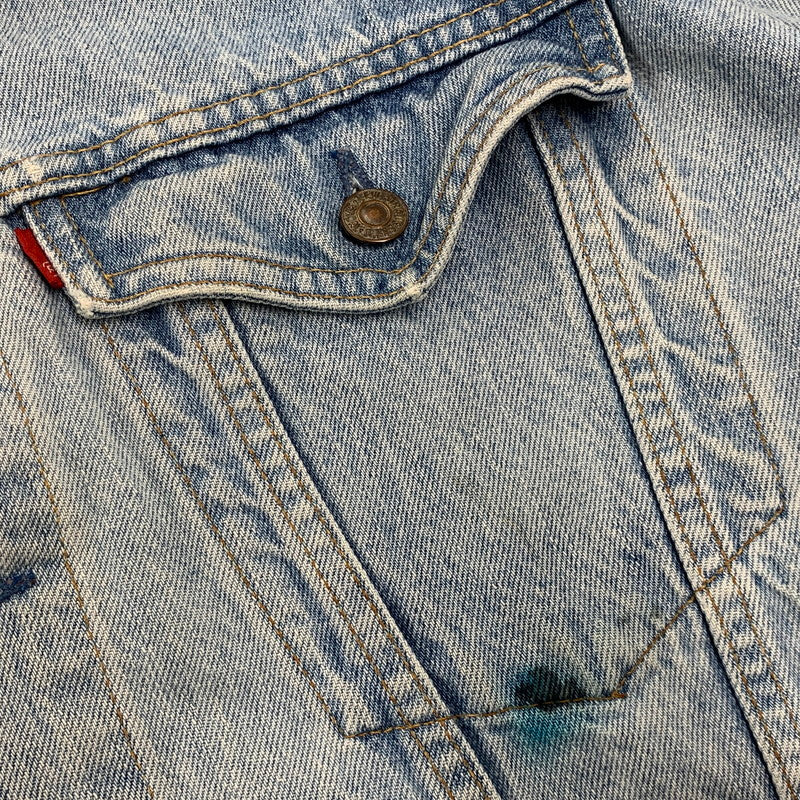 【現状渡し品】【メンズ】 LEVI'S リーバイス 75525-0412 カナダ製 00’S DENIM JACKET デニム ジャケット アウター 146-260930-cs-07-izu サイズ：M カラー：インディゴ 万代Net店