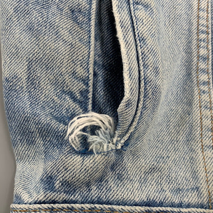 【現状渡し品】【メンズ】 LEVI'S リーバイス 75525-0412 カナダ製 00’S DENIM JACKET デニム ジャケット アウター 146-260930-cs-07-izu サイズ：M カラー：インディゴ 万代Net店