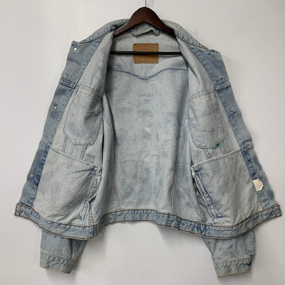 【現状渡し品】【メンズ】 LEVI'S リーバイス 75525-0412 カナダ製 00’S DENIM JACKET デニム ジャケット アウター 146-260930-cs-07-izu サイズ：M カラー：インディゴ 万代Net店