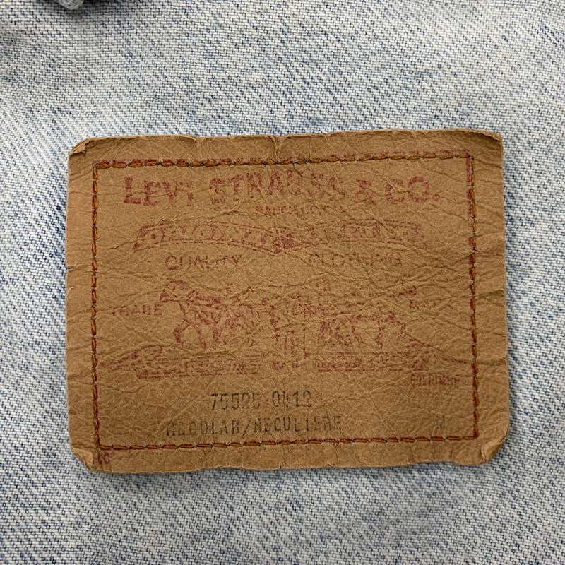 【現状渡し品】【メンズ】 LEVI'S リーバイス 75525-0412 カナダ製 00’S DENIM JACKET デニム ジャケット アウター 146-260930-cs-07-izu サイズ：M カラー：インディゴ 万代Net店