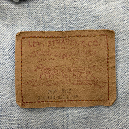 【現状渡し品】【メンズ】 LEVI'S リーバイス 75525-0412 カナダ製 00’S DENIM JACKET デニム ジャケット アウター 146-260930-cs-07-izu サイズ：M カラー：インディゴ 万代Net店