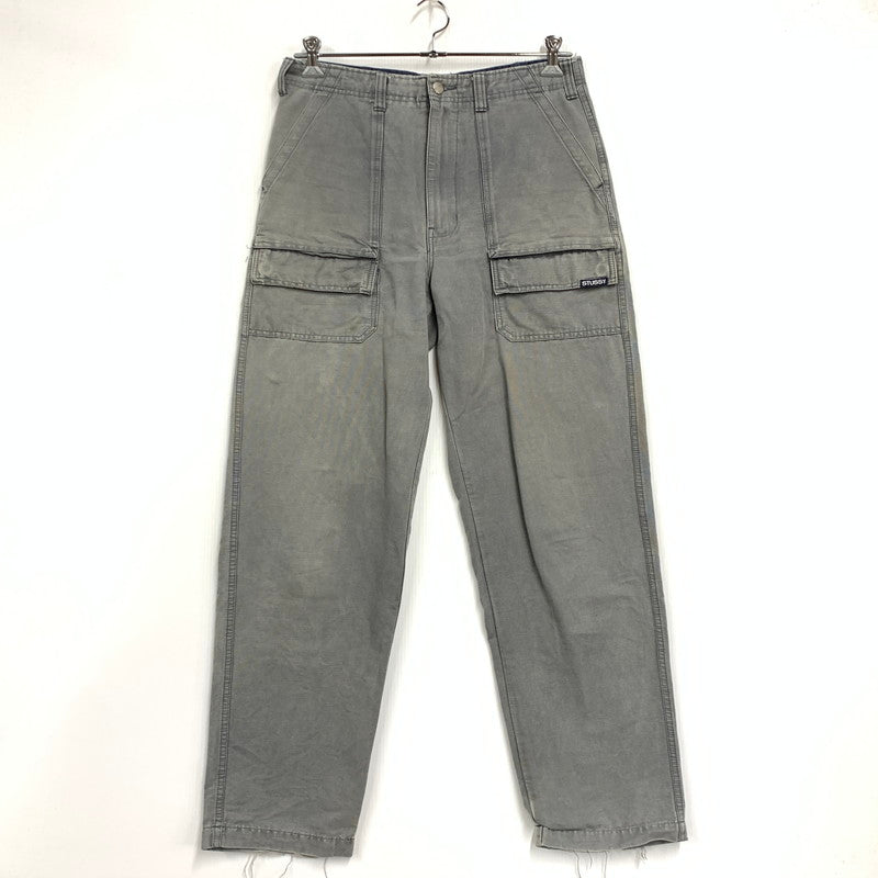 【中古品】【メンズ】 OLD STUSSY オールド ステューシー BAKER CARGO PANTS ベイカー カーゴ パンツ ズボン ボトムス 153-260929-ya-02-izu サイズ：32 カラー：グレー 万代Net店