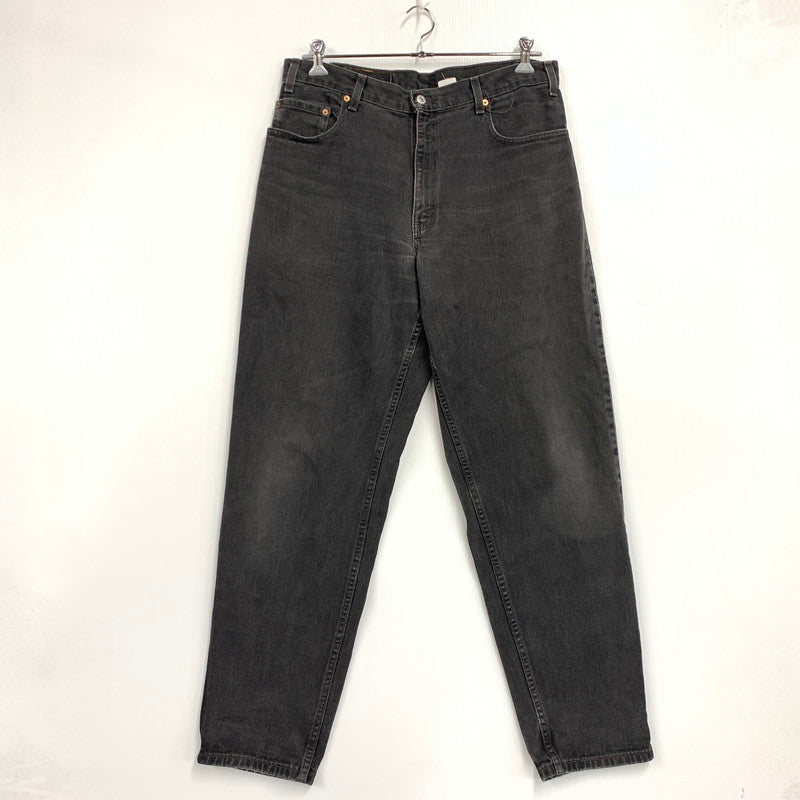 【現状渡し品】【メンズ】 LEVI'S リーバイス 刻印511 USA製 560 BAGGY DENIM PANTS バギー デニム パンツ ズボン ボトムス 157-260929-ya-05-izu サイズ：36×34 カラー：ブラック 万代Net店