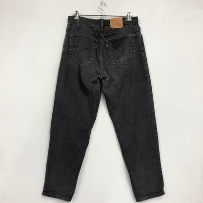 【現状渡し品】【メンズ】 LEVI'S リーバイス 刻印511 USA製 560 BAGGY DENIM PANTS バギー デニム パンツ ズボン ボトムス 157-260929-ya-05-izu サイズ：36×34 カラー：ブラック 万代Net店