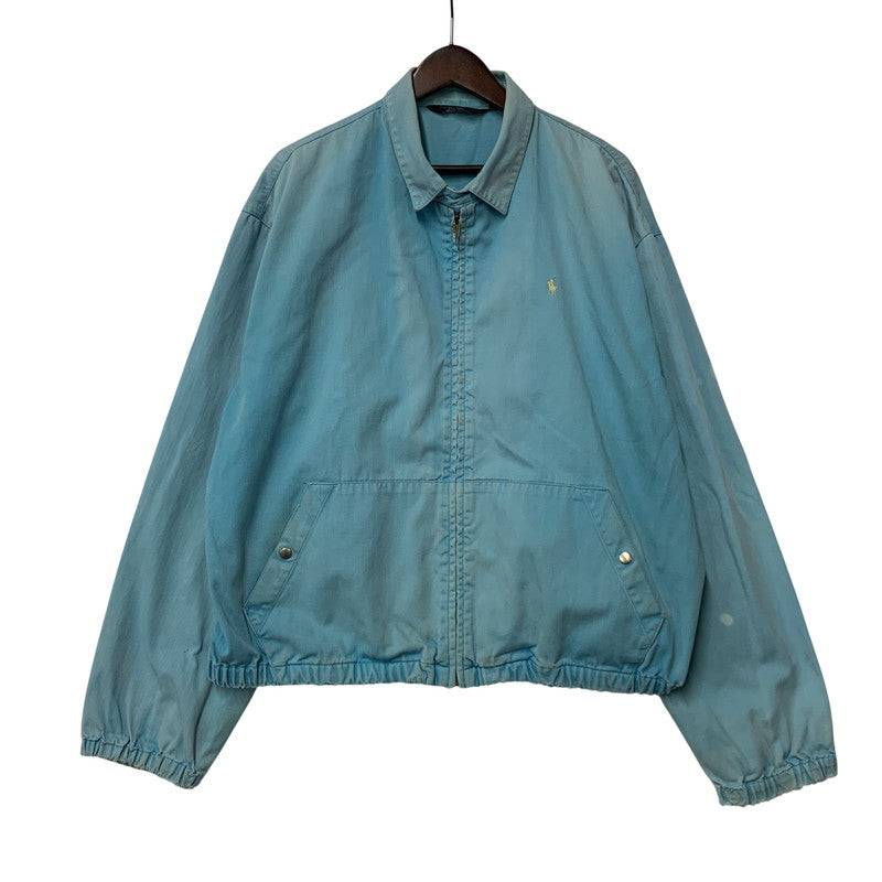 【現状渡し品】【メンズ】 POLO BY RALPH LAUREN ポロバイラルフローレン 三角タグ SWINGTOP JACKET スイングトップ ジャケット アウター 146-261001-kh-09-izu サイズ：XL カラー：ライトブルー 万代Net店