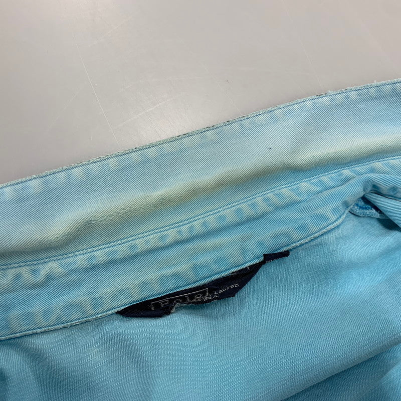 【現状渡し品】【メンズ】 POLO BY RALPH LAUREN ポロバイラルフローレン 三角タグ SWINGTOP JACKET スイングトップ ジャケット アウター 146-261001-kh-09-izu サイズ：XL カラー：ライトブルー 万代Net店
