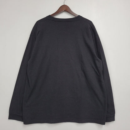 【中古品】【メンズ】 CALEE キャリー SNAKE SKULL DROP LOGO TEE スカル スネイク ドロップ ロゴ Tシャツ トップス　長袖 142-261003-sm-07-izu サイズ：L カラー：ブラック 万代Net店