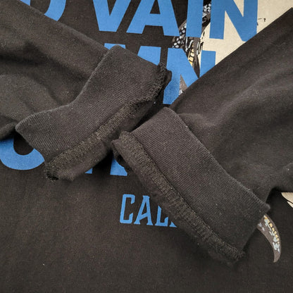 【中古品】【メンズ】 CALEE キャリー SNAKE SKULL DROP LOGO TEE スカル スネイク ドロップ ロゴ Tシャツ トップス　長袖 142-261003-sm-07-izu サイズ：L カラー：ブラック 万代Net店