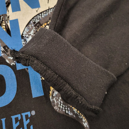 【中古品】【メンズ】 CALEE キャリー SNAKE SKULL DROP LOGO TEE スカル スネイク ドロップ ロゴ Tシャツ トップス　長袖 142-261003-sm-07-izu サイズ：L カラー：ブラック 万代Net店