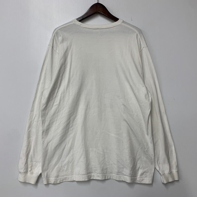 【中古品】【メンズ】 CALEE キャリー CAL LOGO FOL LS TEE ロングスリーブ Tシャツ トップス 長袖 142-260930-cs-04-izu サイズ：XL カラー：ホワイト 万代Net店