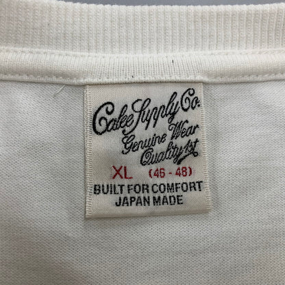 【中古品】【メンズ】 CALEE キャリー CAL LOGO FOL LS TEE ロングスリーブ Tシャツ トップス 長袖 142-260930-cs-04-izu サイズ：XL カラー：ホワイト 万代Net店