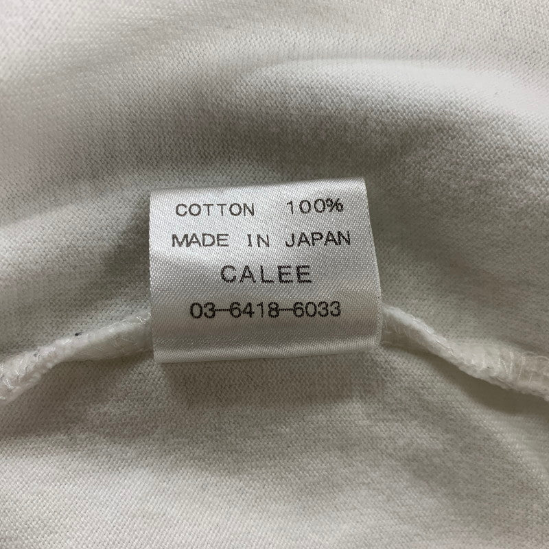 【中古品】【メンズ】 CALEE キャリー CAL LOGO FOL LS TEE ロングスリーブ Tシャツ トップス 長袖 142-260930-cs-04-izu サイズ：XL カラー：ホワイト 万代Net店