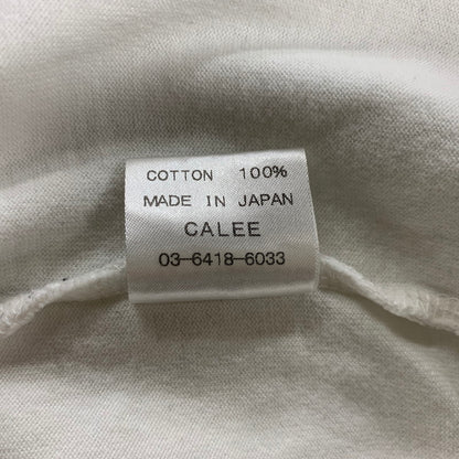 【中古品】【メンズ】 CALEE キャリー CAL LOGO FOL LS TEE ロングスリーブ Tシャツ トップス 長袖 142-260930-cs-04-izu サイズ：XL カラー：ホワイト 万代Net店