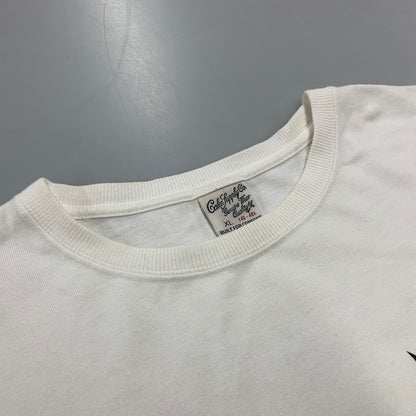 【中古品】【メンズ】 CALEE キャリー CAL LOGO FOL LS TEE ロングスリーブ Tシャツ トップス 長袖 142-260930-cs-04-izu サイズ：XL カラー：ホワイト 万代Net店