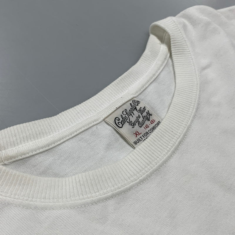【中古品】【メンズ】 CALEE キャリー CAL LOGO FOL LS TEE ロングスリーブ Tシャツ トップス 長袖 142-260930-cs-04-izu サイズ：XL カラー：ホワイト 万代Net店