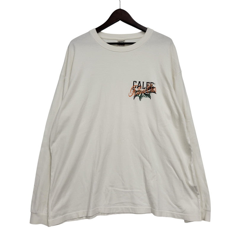 【中古品】【メンズ】 CALEE キャリー DROP SHOULDER FIRST SIGHT LS TEE ドロップショルダー ファースト サイト ロングスリーブ Tシャツ トップス 長袖 142-261003-sm-10-izu サイズ：L カラー：ホワイト 万代Net店