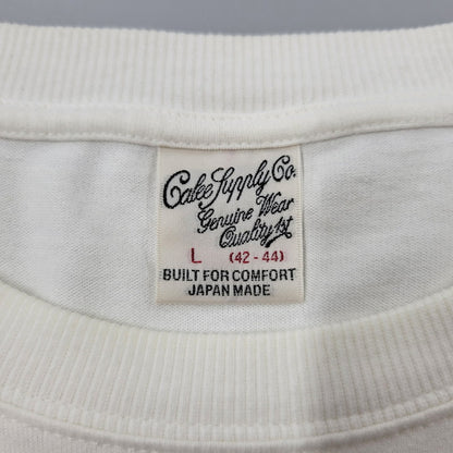 【中古品】【メンズ】 CALEE キャリー DROP SHOULDER FIRST SIGHT LS TEE ドロップショルダー ファースト サイト ロングスリーブ Tシャツ トップス 長袖 142-261003-sm-10-izu サイズ：L カラー：ホワイト 万代Net店
