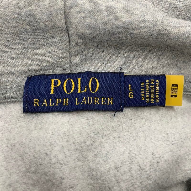 【中古品】【メンズ】 POLO RALPH LAUREN ポロ・ラルフローレン POLO BEAR HOODIE ポロベア フーディー パーカー 147-261004-sm-06-izu サイズ：L カラー：グレー 万代Net店