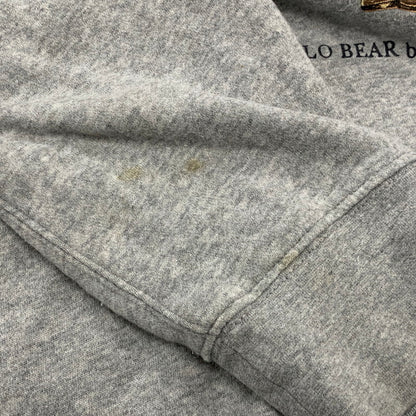 【中古品】【メンズ】 POLO RALPH LAUREN ポロ・ラルフローレン POLO BEAR HOODIE ポロベア フーディー パーカー 147-261004-sm-06-izu サイズ：L カラー：グレー 万代Net店