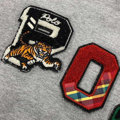 【中古品】【メンズ】 POLO RALPH LAUREN ポロ・ラルフローレン MULTI LOGO SWEATSHIRT マルチ ロゴ スウェットシャツ 147-261004-sm-07-izu サイズ：XL カラー：グレー 万代Net店